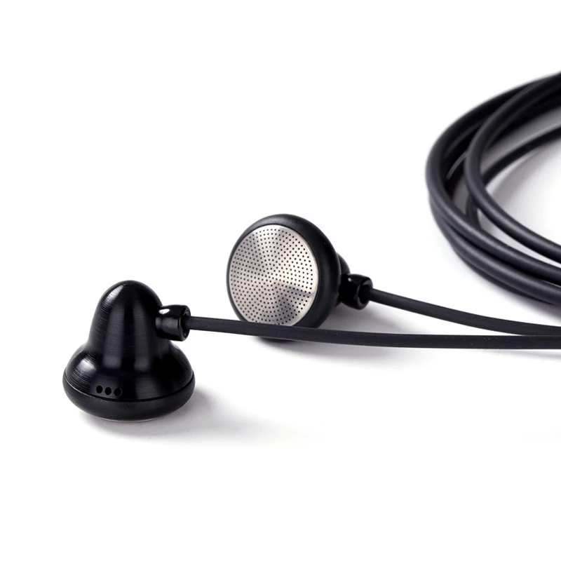 

Ksearphone Bell-LB 3.5mm Earphones DJ Bass HIFI Music Audiophile Musican Metal Earphones 15mm Dynamic Control Flat-Head Earbuds