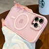 Magnetic Luxury Clear  Armor For Magsafe Wireless Charging Case for iPhone 16 15 14 13 12 11 Pro Max Shockproof Bumper Cover 3