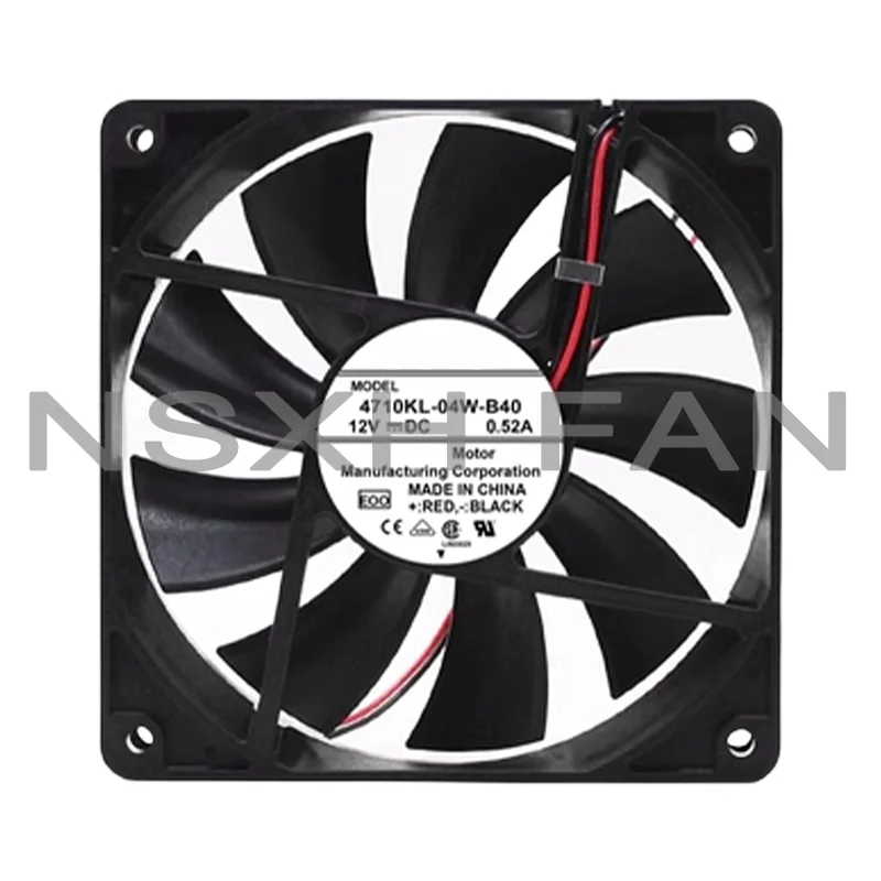 

NEW 4710KL-04W-B40 12025 12CM 0.52A 12V High Air Volume ATX Cooling Fan