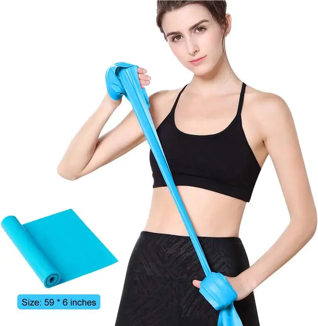 Yoga Resistance Bands Set TPE Elastic Band Exercise Workout Recovery Fitness Yoga Pilates Rehab Strength Training 3