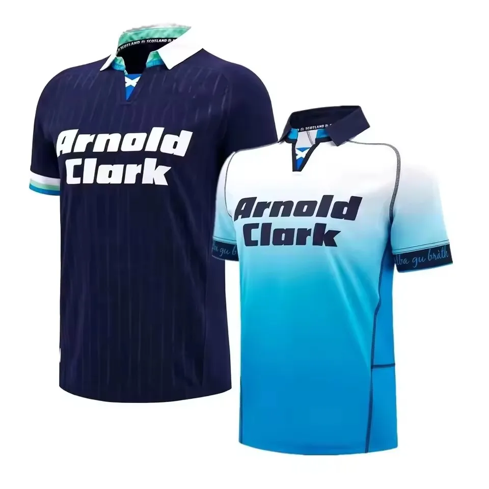 Scotland Rugby Jersey Shirt /25 Scotland AWAY RUGBY TRAINING JERSEY Size:S-5XL ( Print name and number ) rugby jersey