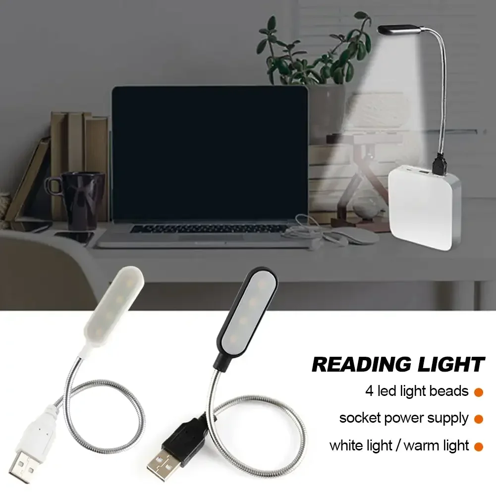 Led Light USB Reading Lamp Mini Led Book Light Night Lights Powered By Laptop Notebook Computer Travel Portable