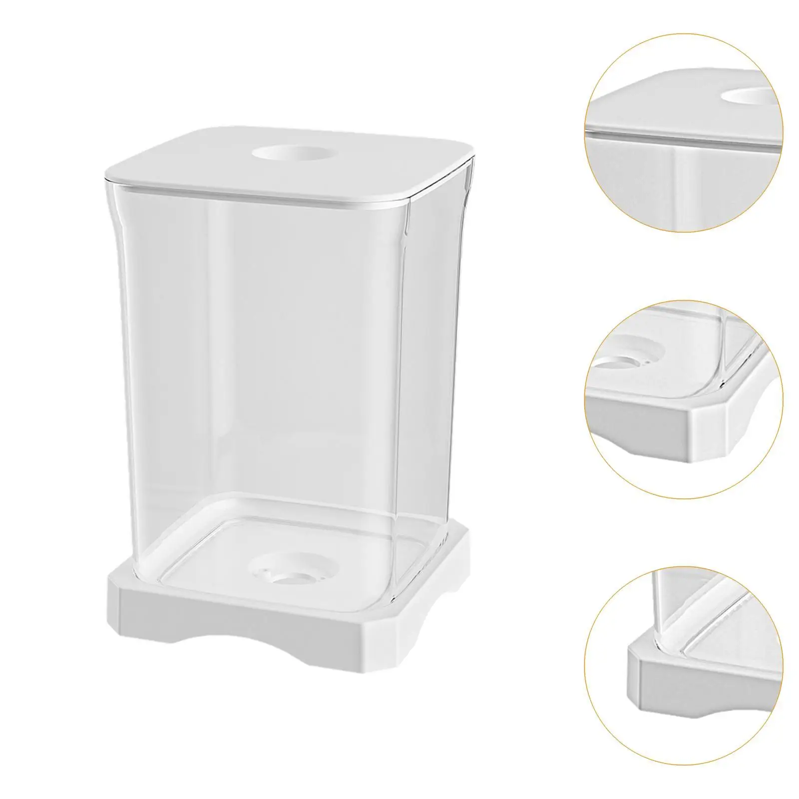 Betta Fish Tank Transparent Small Desktop Aquarium For Home Living Room Frog