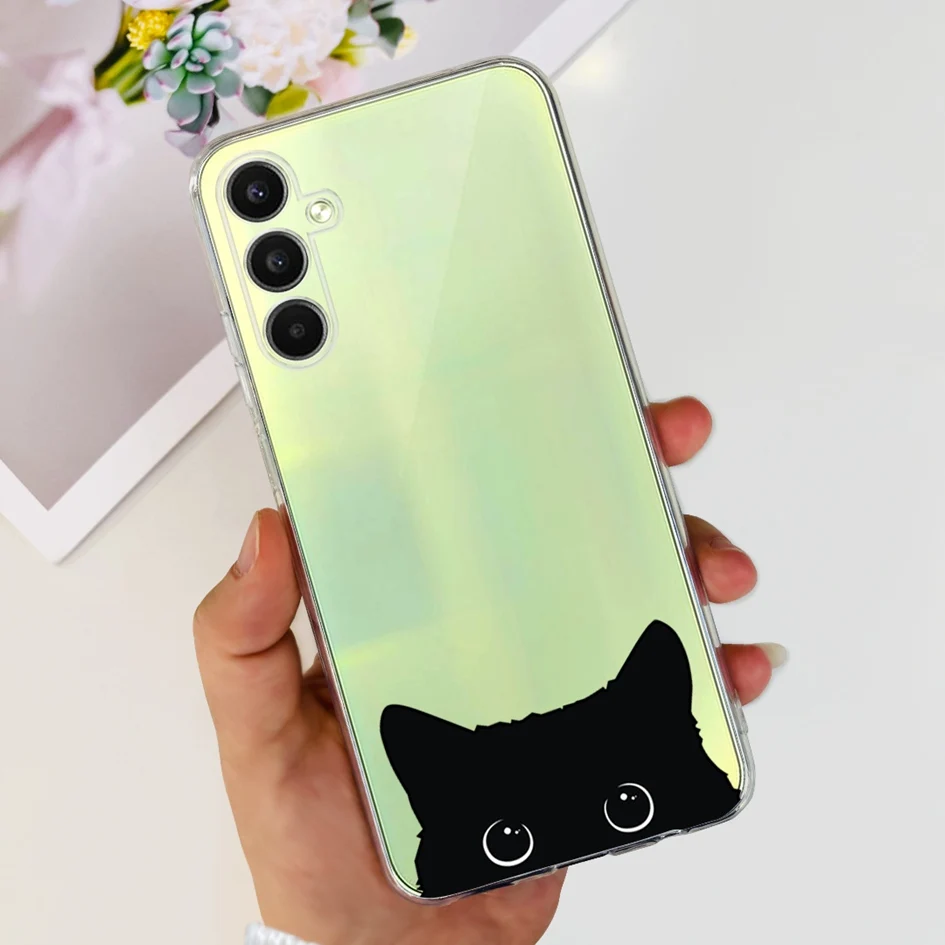 Marble Butterfly Soft Silicon Phone Case for Samsung Galaxy A24 4G