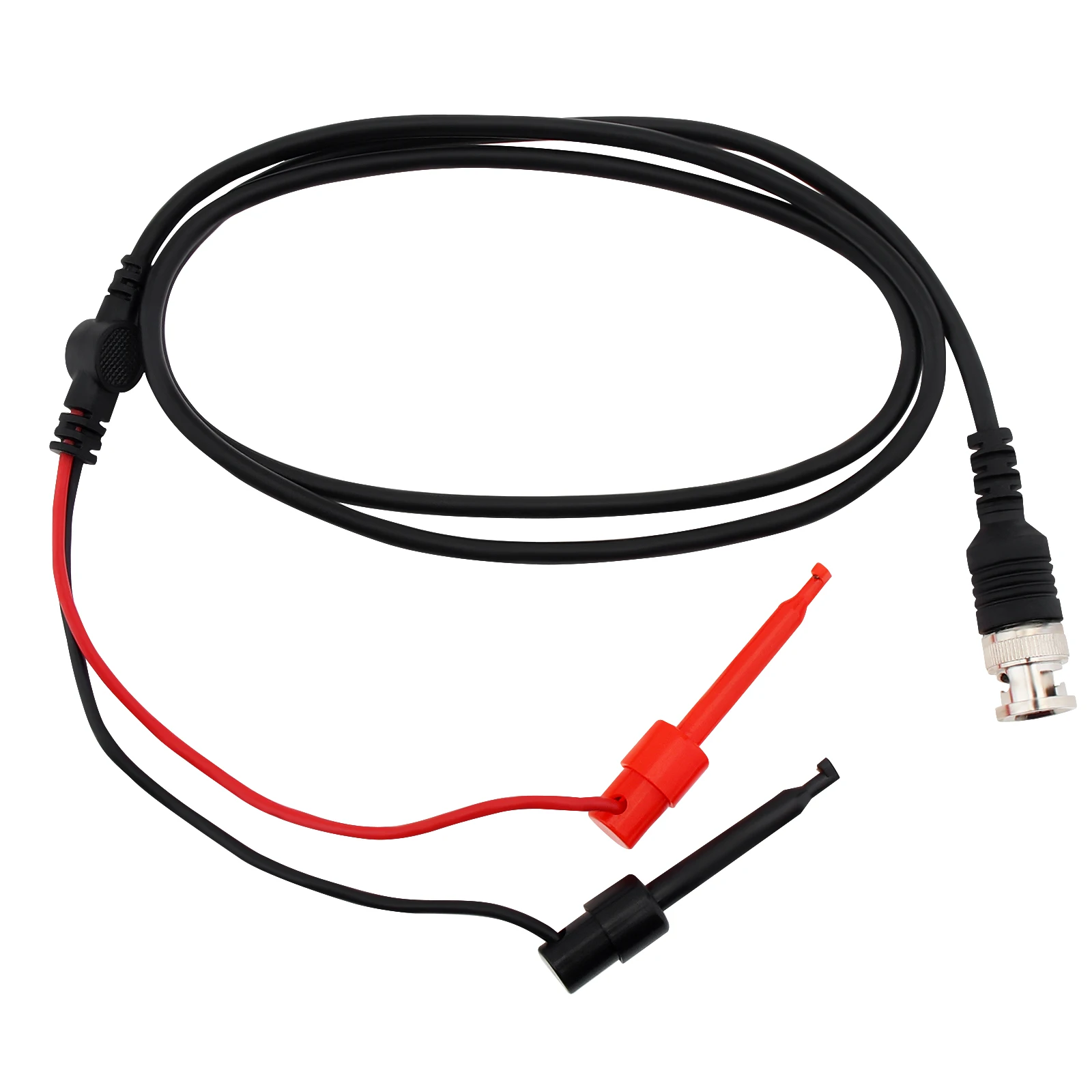 Description Picture 5 of item2pcs BNC Male Plug Q9 to Dual Testing Hook Clip Test Probe Coaxial Cable Line for Oscilloscope Measure Instruments