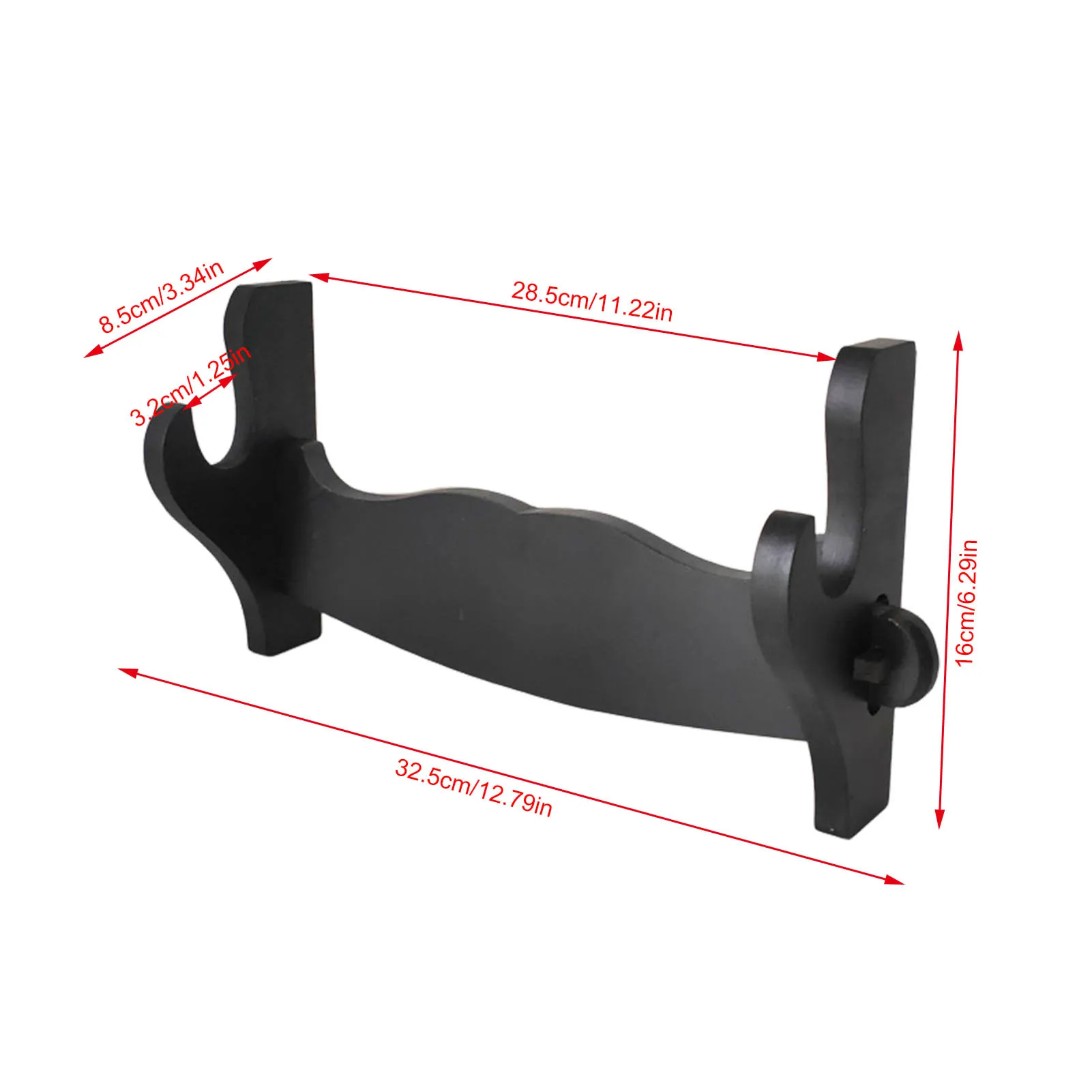 Swords Wall Mount Swords Stand Ka-tana Stand Black Display Holder Samurai Hanger Display Holder Suitable For Lightsabers