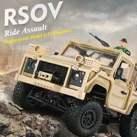 New MN RC Car MN96 1/12 Military Vehicle 4WD Drive Tank MN Climbing RC Model Military Assault Vehicle Rc Cars for Adults 1