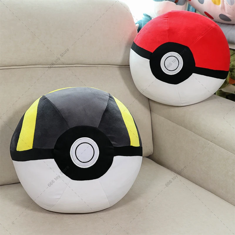 Pokemon Plush Pokeball Cushion Soft Anime Stuffed Toys