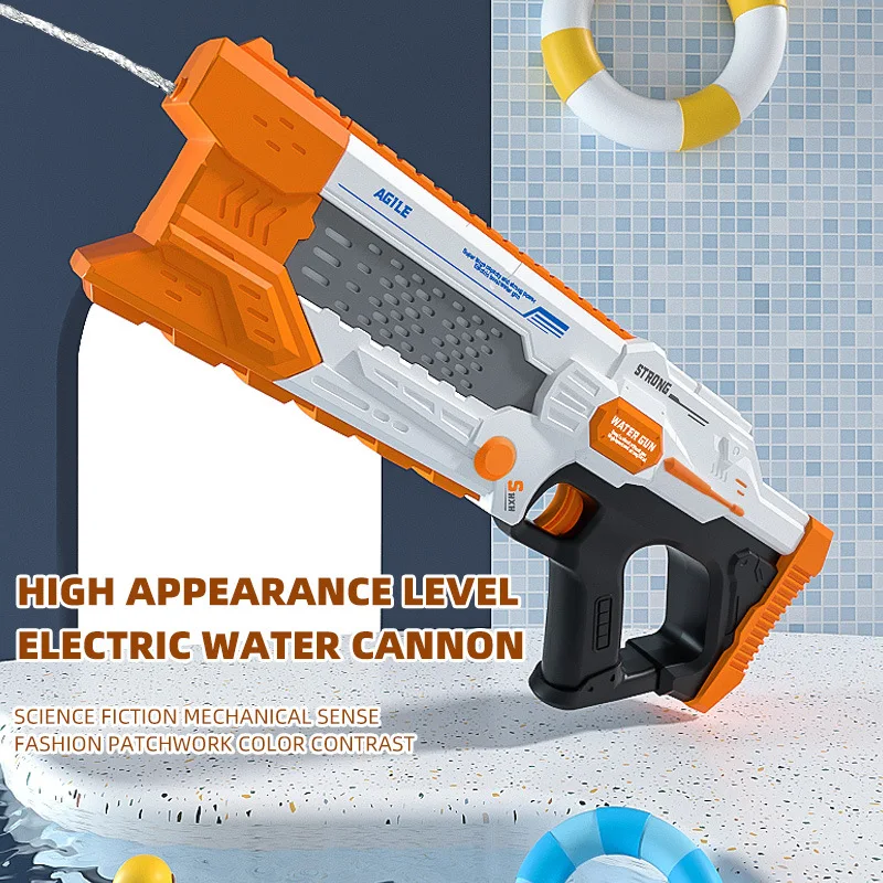 

Fully Automatic Electric Water Gun High Pressure Water Blaster Large Capacity Long-range Summer Outdoor Toys For Adults Kids