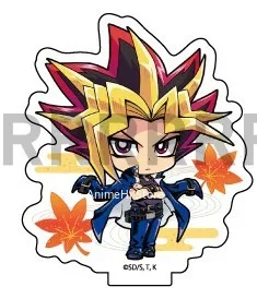 Фото Аниме YuGiOh Yu-Gi-Oh! Мини-фигурка кукла Yami Bakura Mazaki Anzu юги Муто акриловая модель на подставке Plate Косплей игрушка для подарка №2