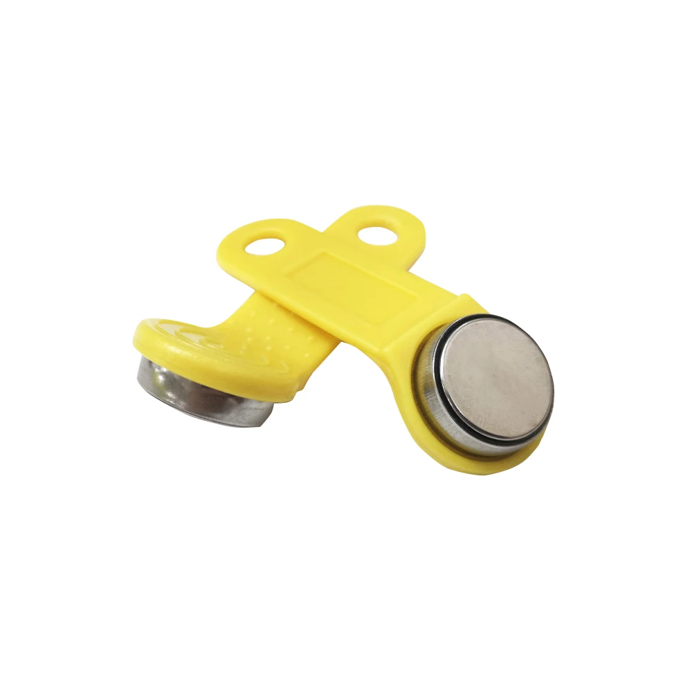 Dallas DS1990A DS1990 F5 Serial Number iButton I-Button electronic key IB tag cards fobs w/ handle 100 pcs