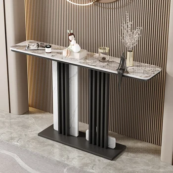 Consolle moderna portaoggetti Tavolo da ingresso Glam di lusso estetico ed elegante Console dal design unico Mobili per la casa Ingresso
