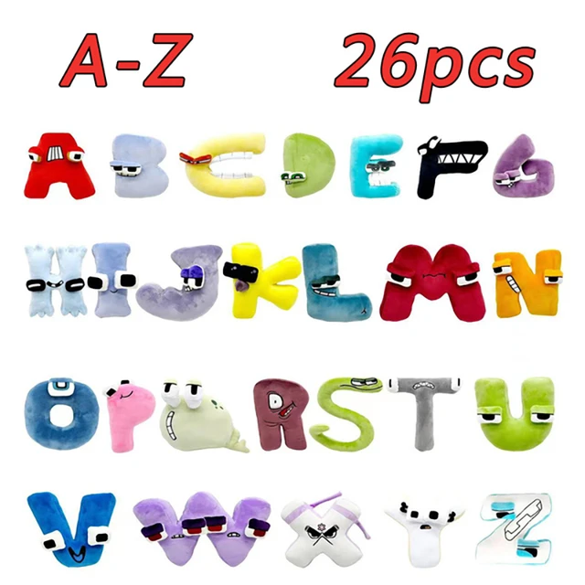 26 Letter Alphabet Lore Plush Toy Alphabet Lore But are Plush Toy,Z 