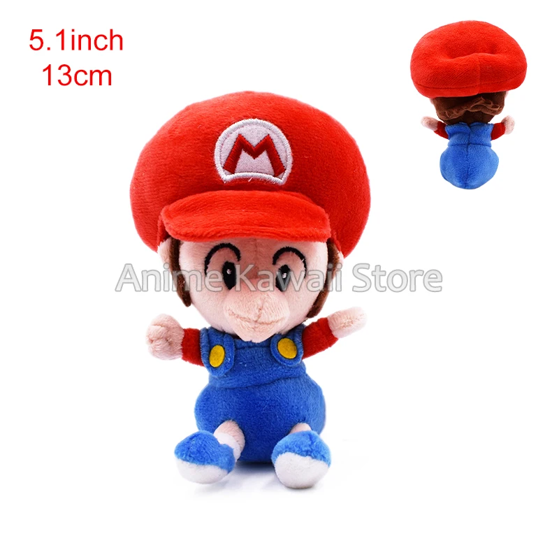 thumbnail image 1 of 35 Styles Super Bros Plush Princess Peach Goomba Toad Koopa Fire Flower Spiny Boo Waluigi Kamek Plushies Stuffed Toys for Kids, 1 of 5