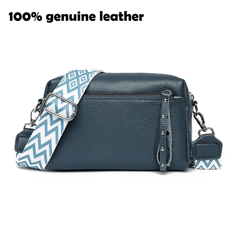 

100% Genuine Leather Shoulder bag Women Handbag Designer Cowhide Flap Bag Luxury Women's Messenger Bags Crossbody Bags For Women