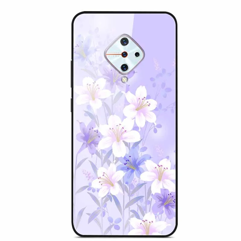 Premium Tempered Glass Back Case with Soft Bumper