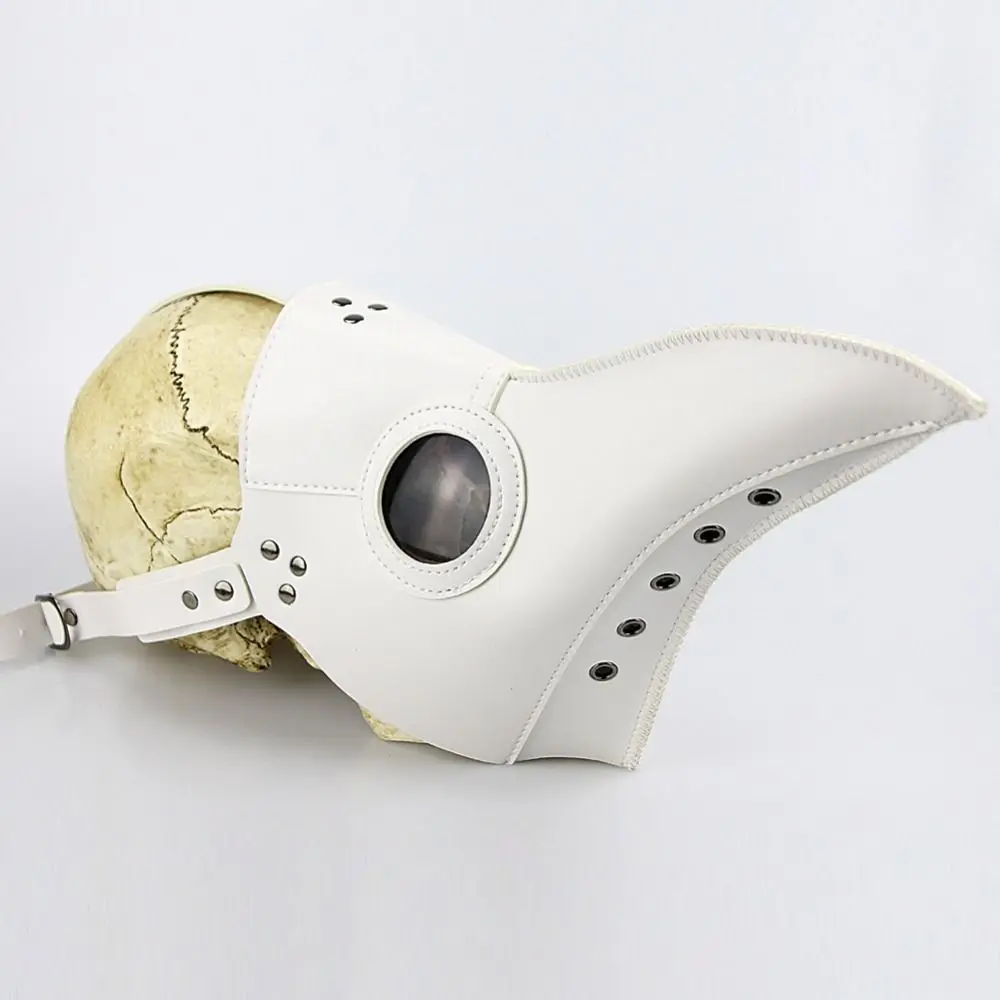 Halloween Mask Cartoon Steampunk Bird Mask Party Supplies Plastic Long Nose Beak Plague Doctor Mask Funny Halloween Bird Nightclub