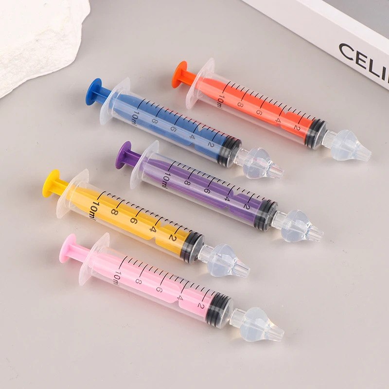 

1Pc 10ML Baby Silicone Nasal Aspirator Nasal Syringe For Infant Safe Nasal Washer Needle Tube Cleaner Newborns Nose Cleaner