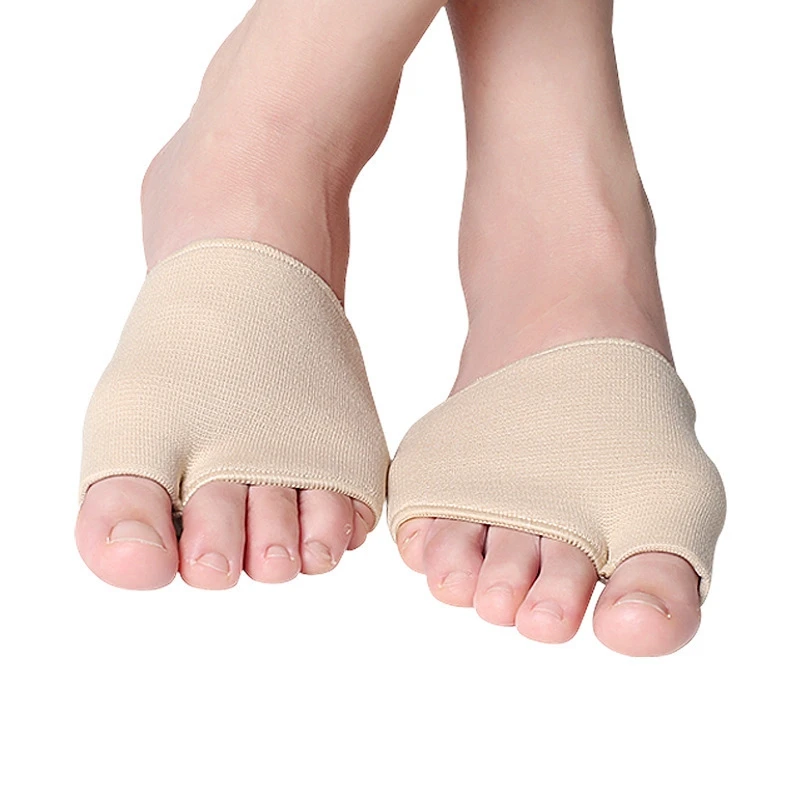 

Metatarsal Sleeve Pads Half Toe Bunion Sole Forefoot Gel Pads Cushion Half Sock Supports Foot Care Tool Hallux Valgus Corrector