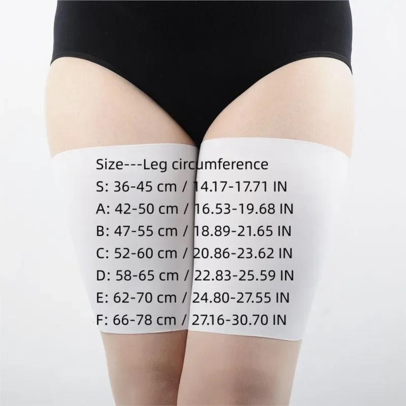 2pcs Summer Women Anti Chafing Thigh Bands Slimmer Band High Elastic Silica Gel Anti-friction Protection Leg Warmer Plus Size