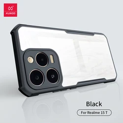 Xundd Airbag Anti - Drop Transparent Phone Case with PC+TPU Back for Acrylic and TPU (For Realme 15T 5G)