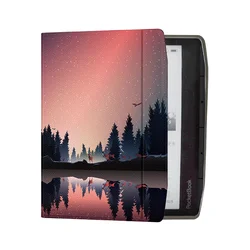 Elegant PU Leather Flip Case with Auto Wake/Sleep - Pocketbook Era 700 (Nightfall)