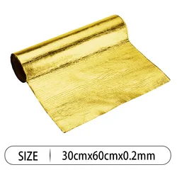 High - Temperature Resistant Self - Adhesive Heat Insulation Mat with Fiberglass and Aluminum Foil (Gold - 04)