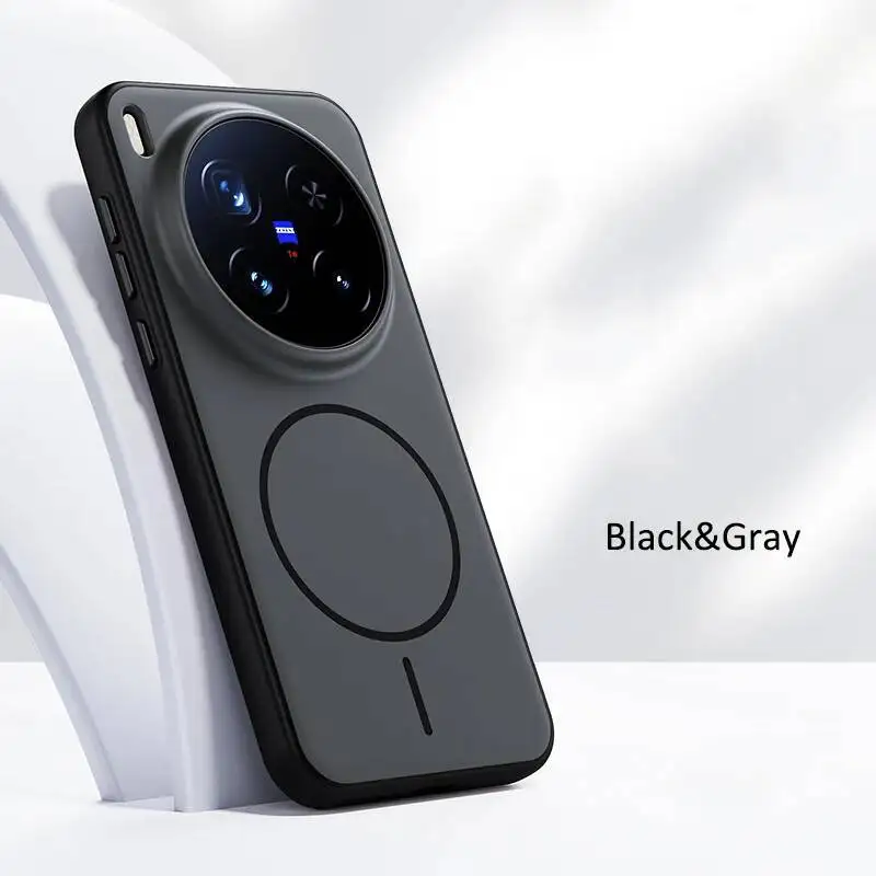 Luxury Shockproof Anti-Fall Protective Case with Comfortable Feel for Smartphones