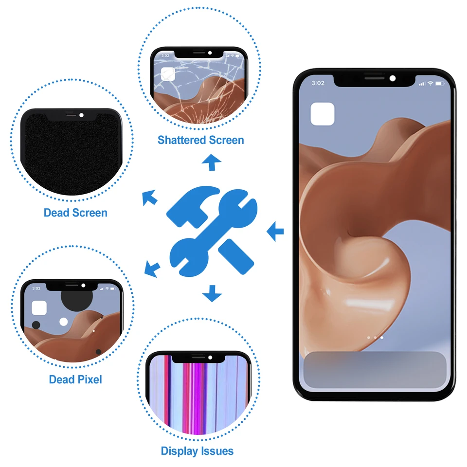 A2097 A1920 A2100 A2098 100% Tested Premium Lcd For IPhone XS New A2097 A1920 A2100 A2098 100% Tested Premium Lcd For IPhone XS New