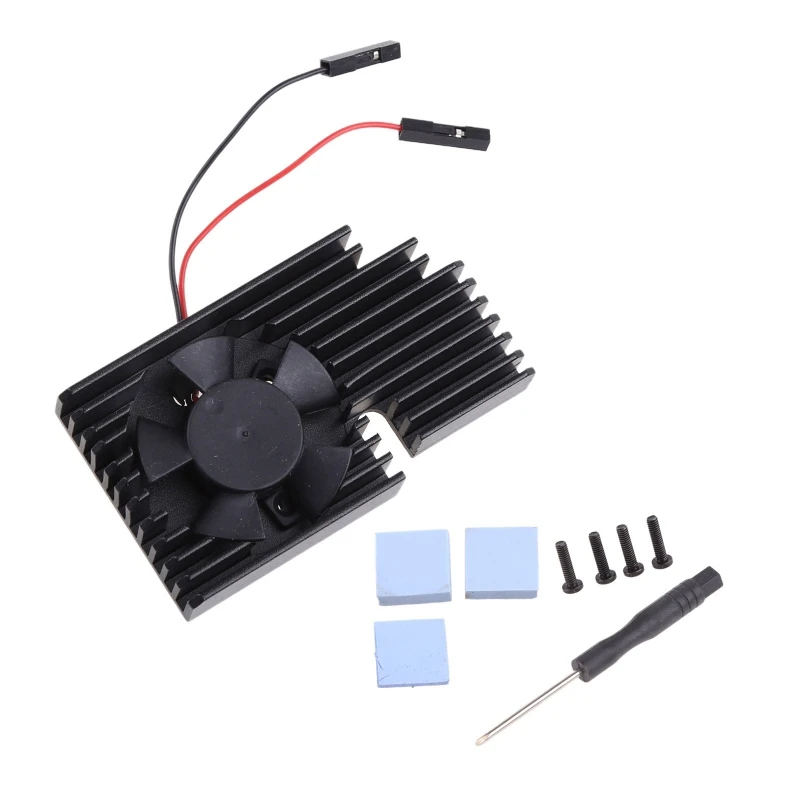 For Raspberry Pi 4 PWM Fan Low Profile CPU Cooler with Cooling Fan and For Raspberry Pi 4 PWM Fan Low Profile CPU Cooler with Cooling Fan and