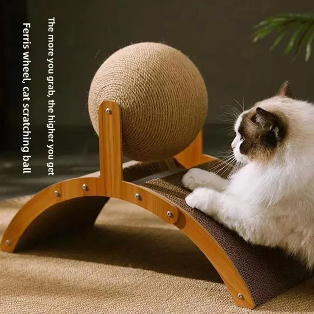 Natural Sisal Cat Scratcher 1