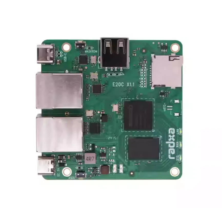 Radxa Gateway E20C Mini Gateway Dual Gigabit Ethernet Ports