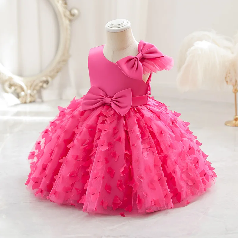 Baby Party Girl Princess Dress 0-6Y girls dress baby girl dress