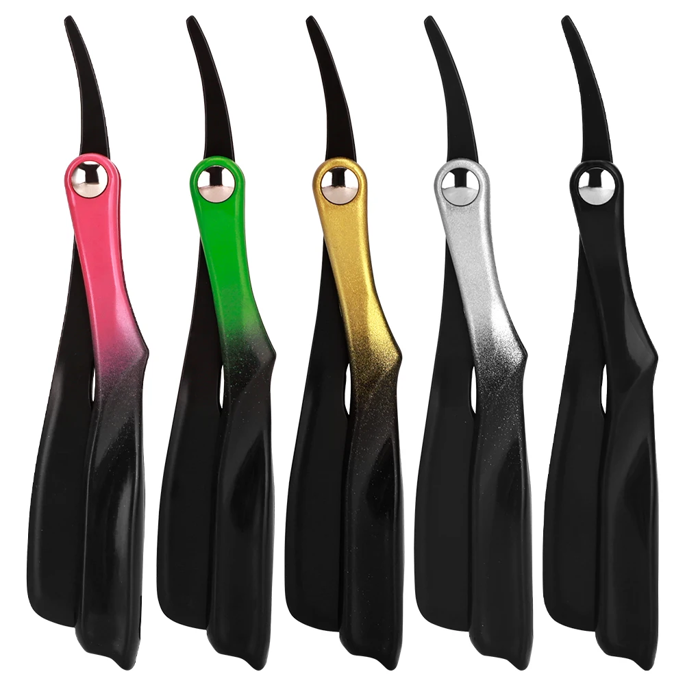 Rasoio Manuale con Testina Magnetica, Regolabarba, Epilatore Facciale, Kit Professionale per Barbiere, Durevole per Rasatura con Lame a Piuma - immagine 2