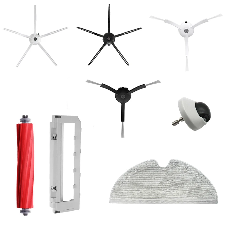 

Washable Vacuum Parts for Roborock Q7 Max Q7Max Robot Cleaner Mian Roller Side Brush + Rag Mop Cloth + Cover + Wheel Kits Parts