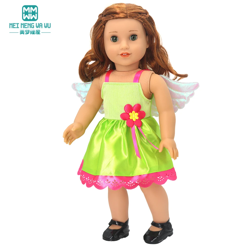 Doll Clothes for 43 cm new born doll and American doll accessories fashionable gauze dress bow dress barbie doll clothes doll clothes accessories doll clothes doll accessories