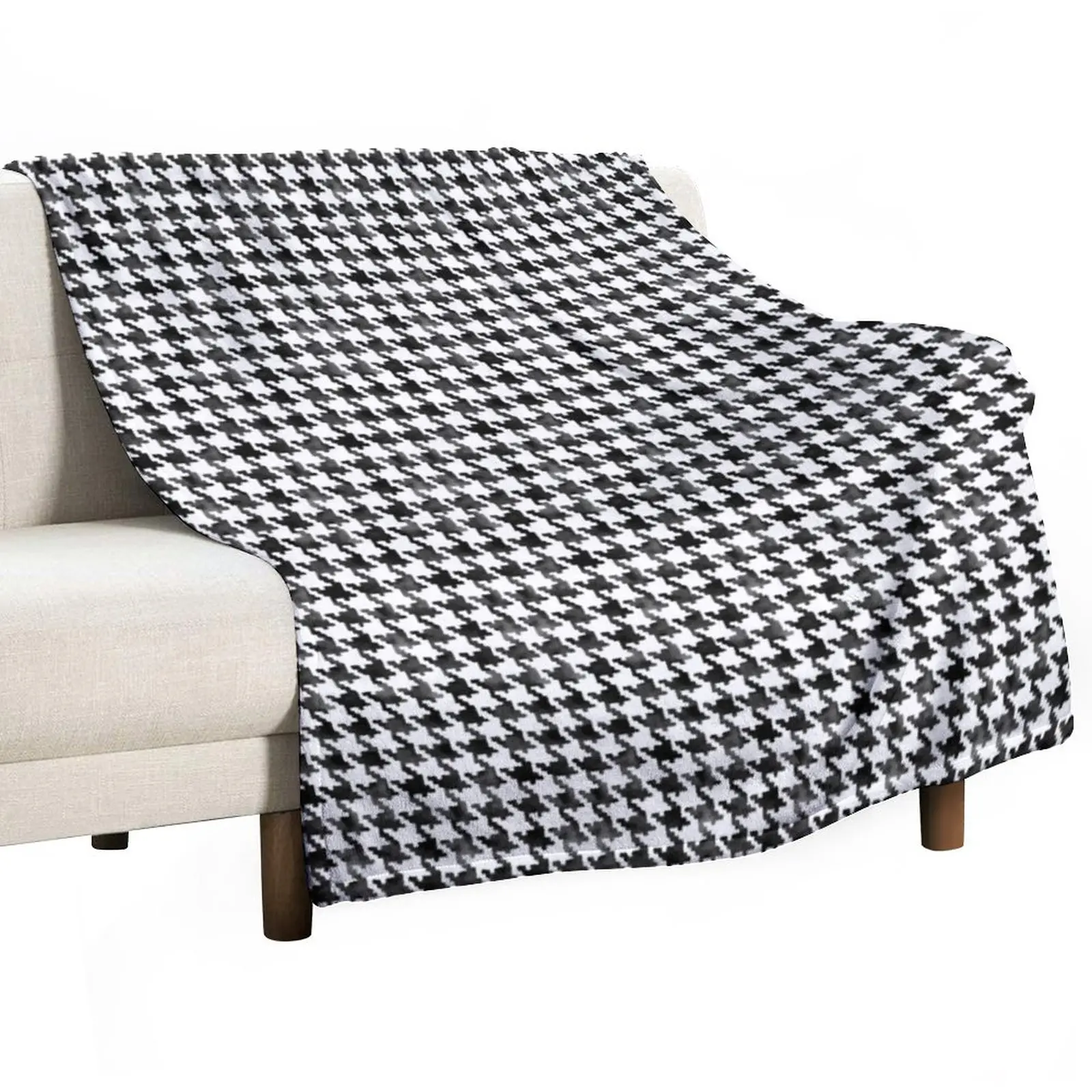 

Houndstooth Pattern Throw Blanket Soft Plush Plaid blankets and blankets Luxury Thicken Blanket Sofa Blanket