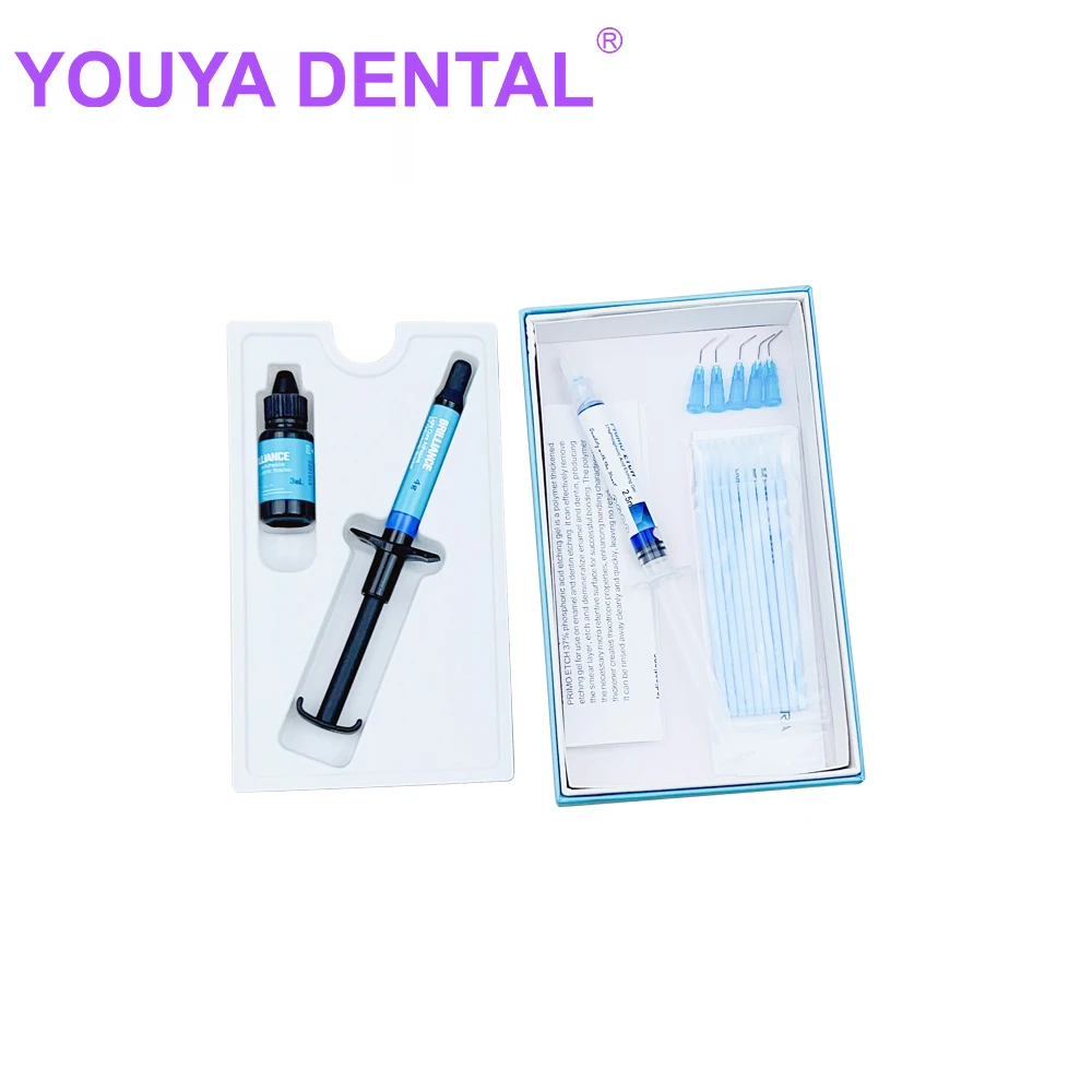 

Dental Tooth Gem Set Diamond Glue Light Cure Adhesive Etching Gel Resin Teeth Filling Repair Kit 37% Etching Gel Orthodontic Adh