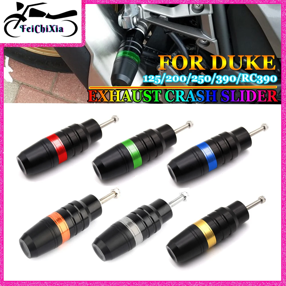 

New Motorcycle Frame Crash Pads Falling Protection ​For DUKE 390 RC RC390 125 200 250 390 Duke Accessories Exhaust Crash Slider