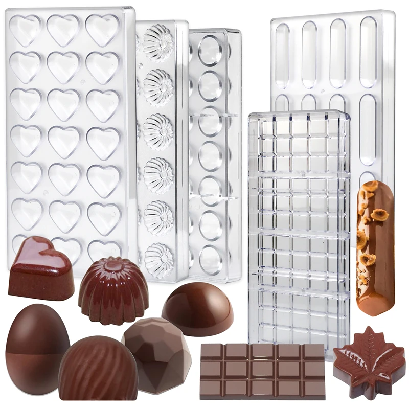 3D 폴리 카보네이트 초콜릿 금형 구형 다이아몬드 초콜릿 폭탄 Bonbons 캔..