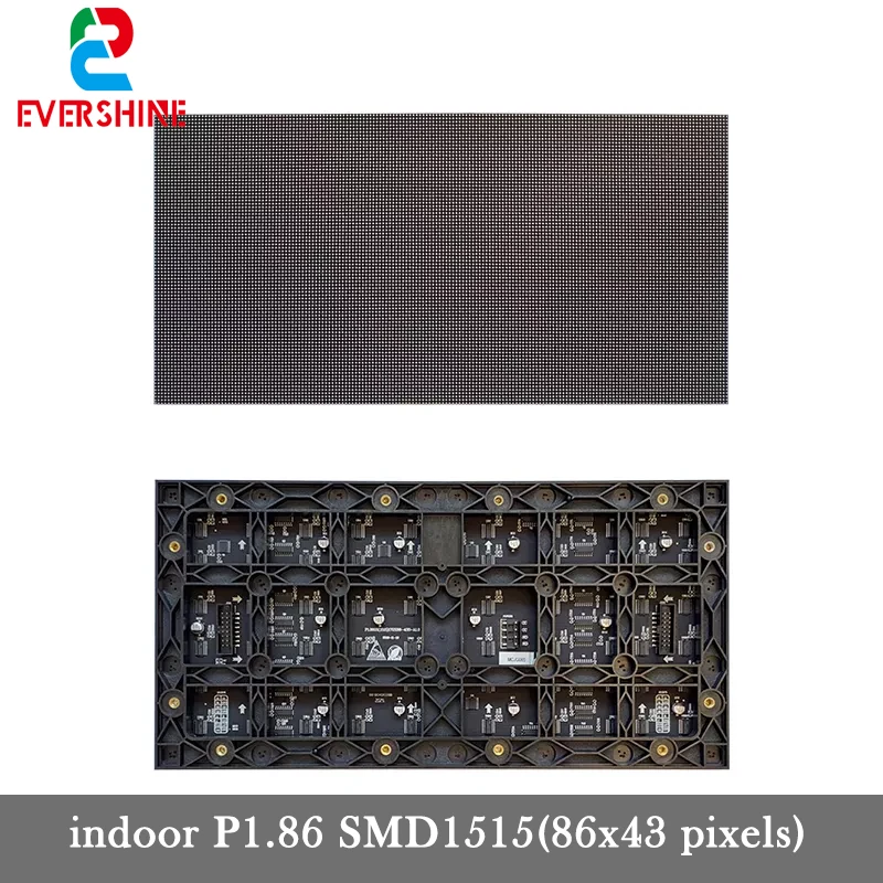 

Indoor Small Pitch P1.86 320x160 LED Light RGB Module High Pixel Screen Full Color Advertising Indoor Matrix Wall Display Panel