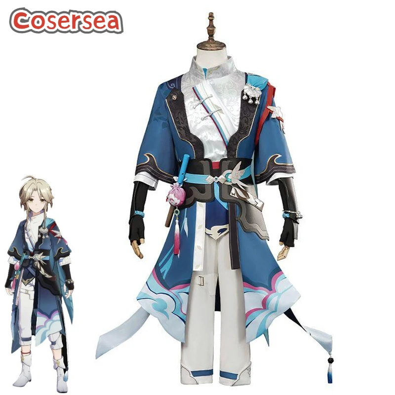 

Cosersea Yanqing Cosplay Costume Game Honkai Star Rail Yanqing Gorgeous Handsome Men Cosplay Suit Carnival Party Outfit Fullset