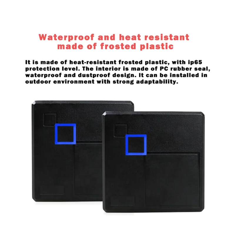 -[A51I 디지털] 방수 IP65 근접 RFID 카드 도어 액세스 제어 키패드 리더기 위건 26비트 보안 시스템 125Khz(I