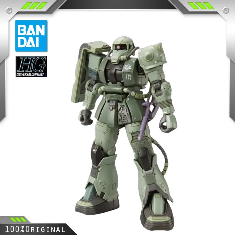 

BANDAI Аниме HG 1/144 MS-06F CUCURUZ DOAN'S ZAKU, мобильный отчет, сборка Gundam, пластиковая модель, комплект, экшн-игрушки, фигурки, подарок