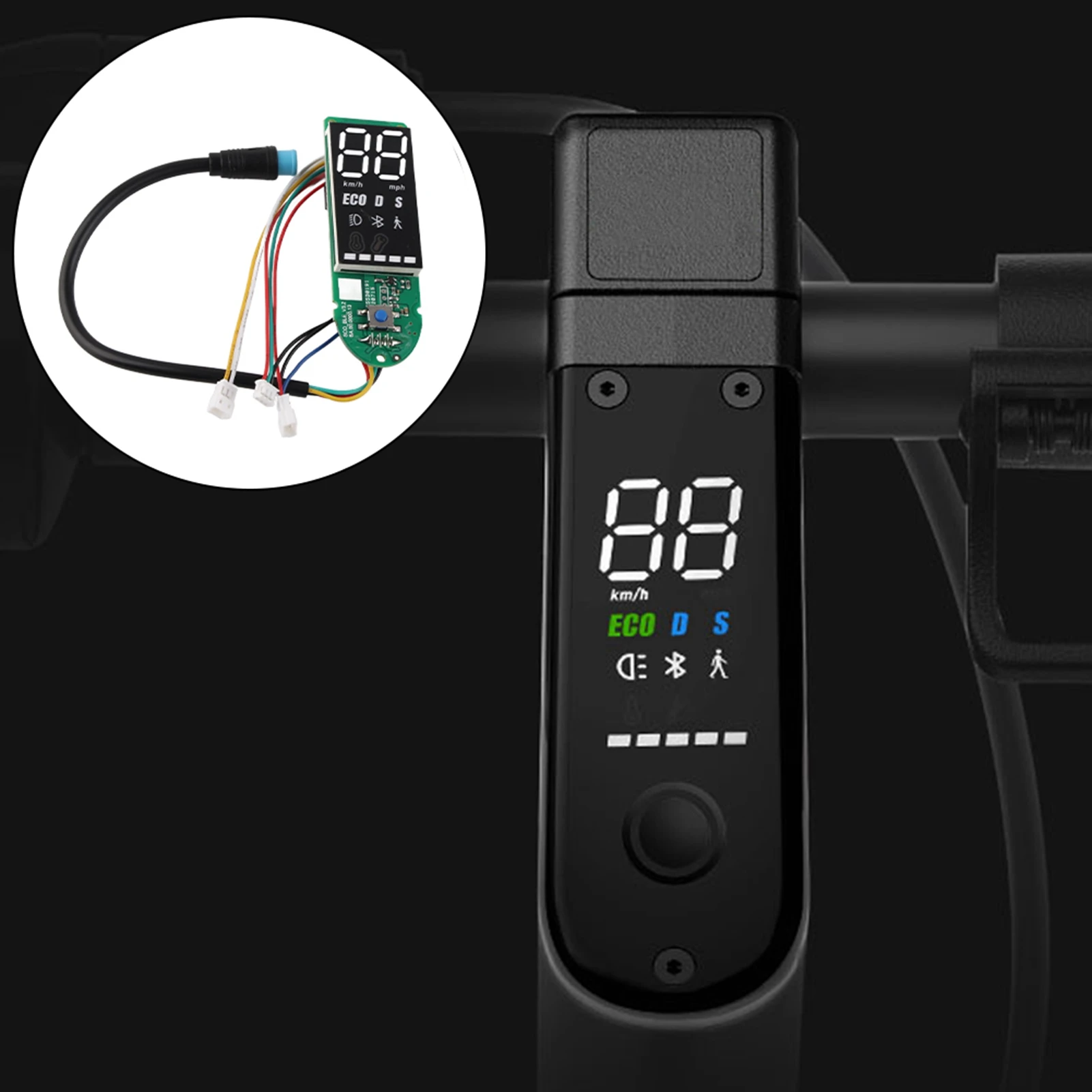 방수 커버가 포함된 Ninebot MAX?G30용 스쿠터 보드 스쿠터 회로 기판 회로 대시보드