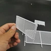 Mini Scale 1/35 1/64 1/87  Diy Sand Table Scene Fence Rails Model ABS Isolation Net For Railway Landscape Layout Diorama Kits 5