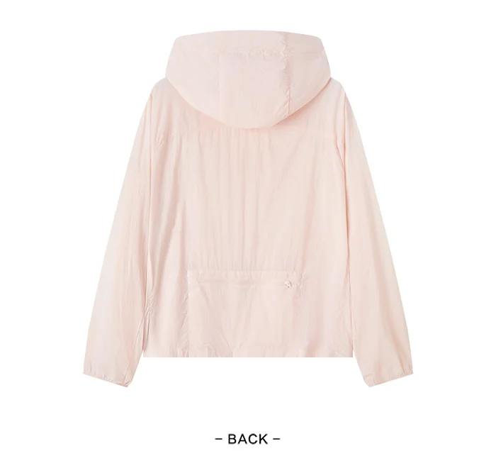 Jacket Women Splicing Mesh Hooded Jacket Loose Summer New Texture Cooling Sunscreen Clothes Hundred