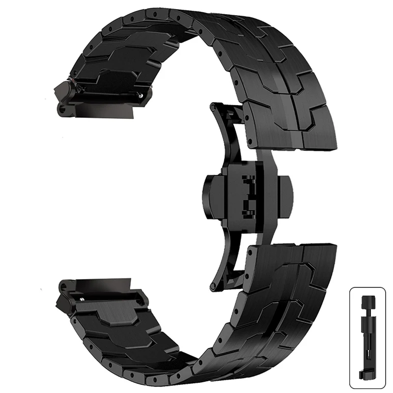 Luxucy Stainless Steel Watch Strap - Premium Metal Band Accessory