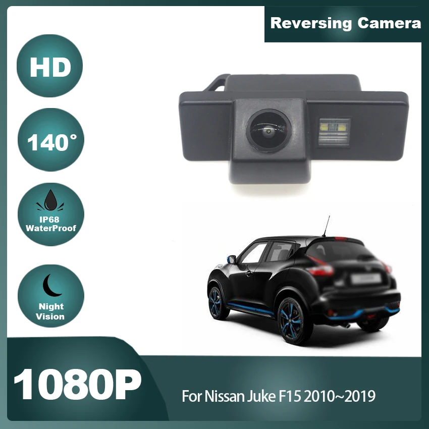 

CCD HD рыбий глаз камера заднего вида для Nissan Juke F15 2010 2011 2012 2013 2014 2015 2016 2017 2018 2019 автомобильный монитор заднего вида