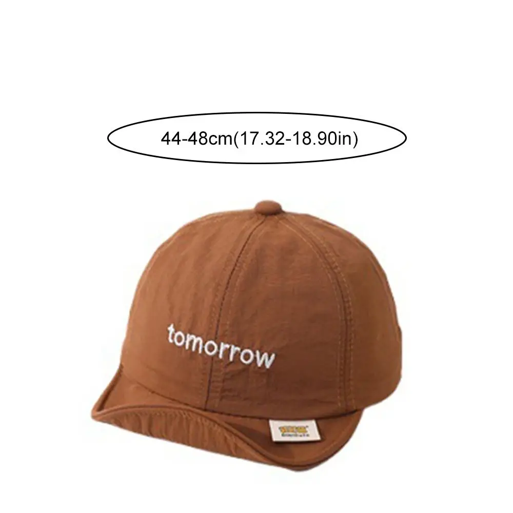 Korean Summer Letter Baseball Cap Quick-drying Soft Baby Peaked Hat Thin Breathable Children Visors Cap